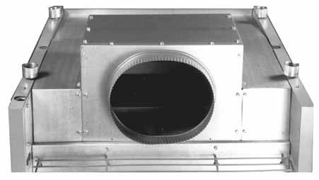 FIGUE 10 - Four-Point Suspension with Swivel Connections (Applies to both fan and blower models) includes two hanger bracket assemblies, four swivel hanger connector assemblies and four lock washers.