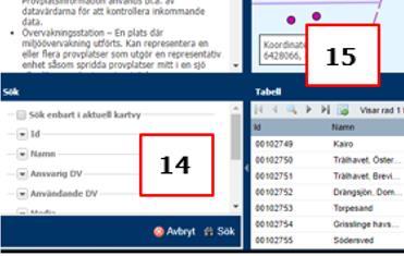 11 (39) Figur 8. Verktyg för Excel-export efter urval i sökfunktionen. Figur 9.