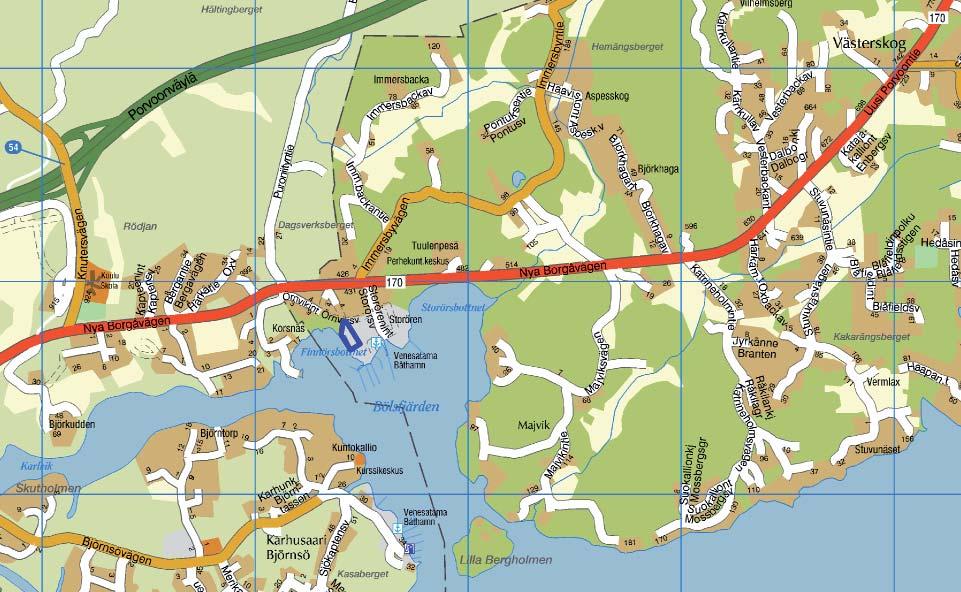 .3 Asemakaavamuutoksen tarkoitus Kaavamuutostyön tarkoituksena on muu aa kaavaratkaisua toteu amiskelpoisemmaksi kor elin 255 AO-4-alueen osalta mm.
