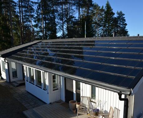 Solenergi som är ett byggnadsmaterial SolTech Energy erbjuder en unik