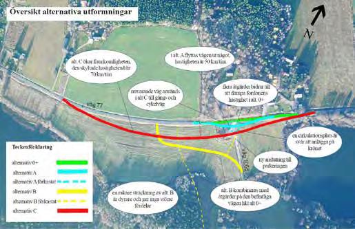 Väg i bergskärning Bergskärningar utförs normalt med lutning 5:1. Enligt BVS 1585.