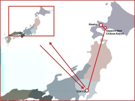 6 februari: Avresa 7 februari: Ankomst Niseko ski resort via New Chitose flygplats (Sapporo) 8 februari: Uppvärmningsåk i Niseko 9 11 februari: Tre dagars offpiståkning i västra Hokkaido 12 februari: