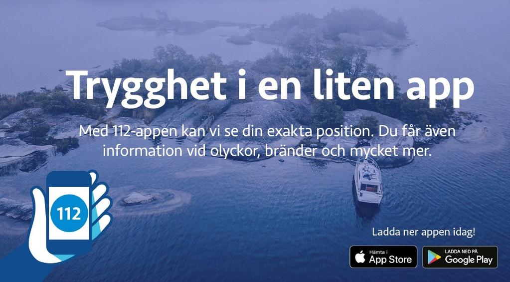 112-appen SOS Alarm har tagit fram en app, 112-app: Med 112-appen kan du få snabb, relevant och