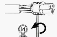 Elektrisk installation (4/11) Säkerhetsupplysningar 2. För kabeln genom kontakten. Anslutande ledningar ska vara spänningslösa innan installation påbörjas.