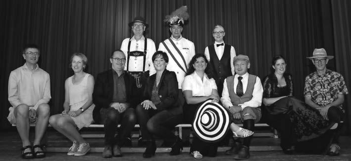 Die fünf Tubaspieler Michael Eger, Sandra Münch, Frank Schnell, Florian Wochner und Elmar Schnekenburger wurden von Stefan Rietmüller mit Bariton und Posaune unterstützt.