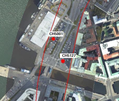 Version: A 18(25) jordprofilen (ner till nivån -5). Därunder visar dock resultaten tydligt både sättningarnas storlek och till vilket djup sättningarna sker.