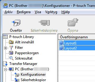 överföringspaketfil (PDZ) för att den ska få ett filformat som kan användas av