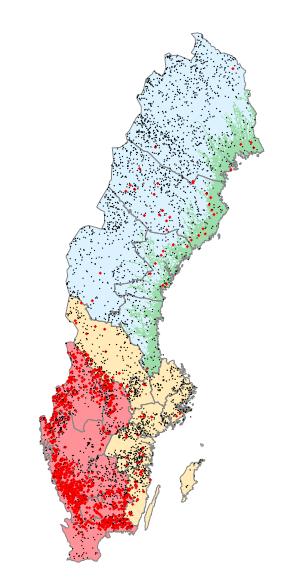 Svaveldepositionen har