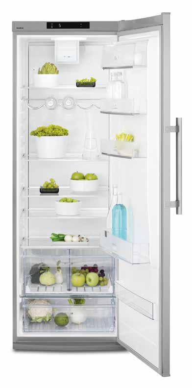 Höjd 1850 mm Frysskåp, A++, 243 liter, Vit, FrostFree Automatisk avfrostning, CustomFlex inredning, LED-belysning, Höjd 1850 mm Pris: 5 900:- ERC3215AOW OCH EUC2245AOW Kylskåp,