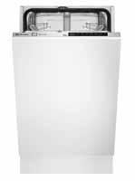 ESL4510LO Diskmaskin Helintegrerad, 45 cm, A+, 47 db, 9 standardkuvert, 5 program, Bestickkorg i underkorg, Justerbar överkorg, Ljudsignal vid programslut, Startfördröjning, Elektronisk