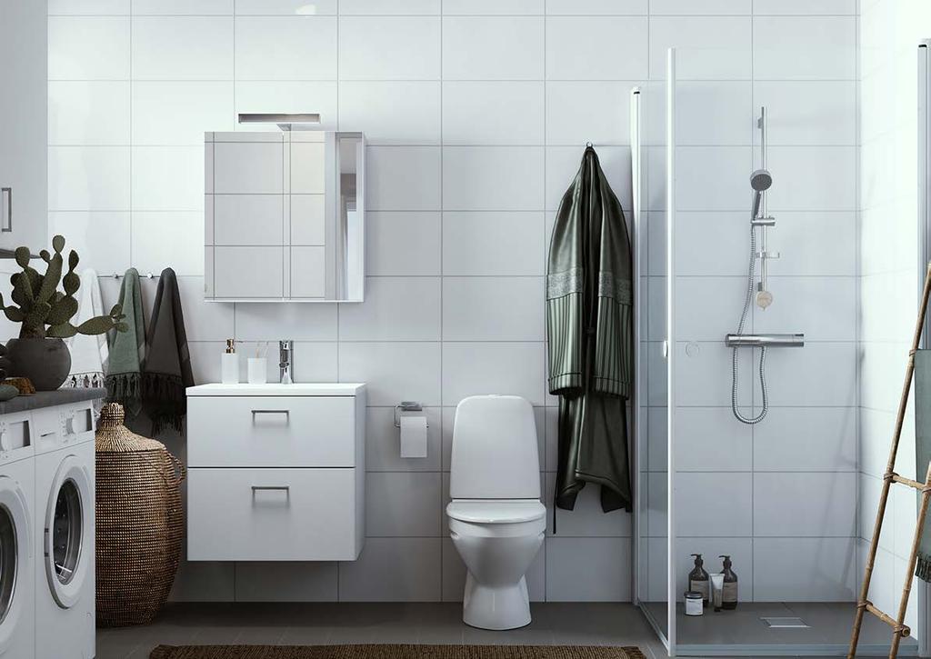BADRUM Från ett funktionellt utrymme för personlig hygien och tvätt till en skönt avslappnad miljö för återhämtning och egen tid. Badrummet har gjort en tidsresa som heter duga.