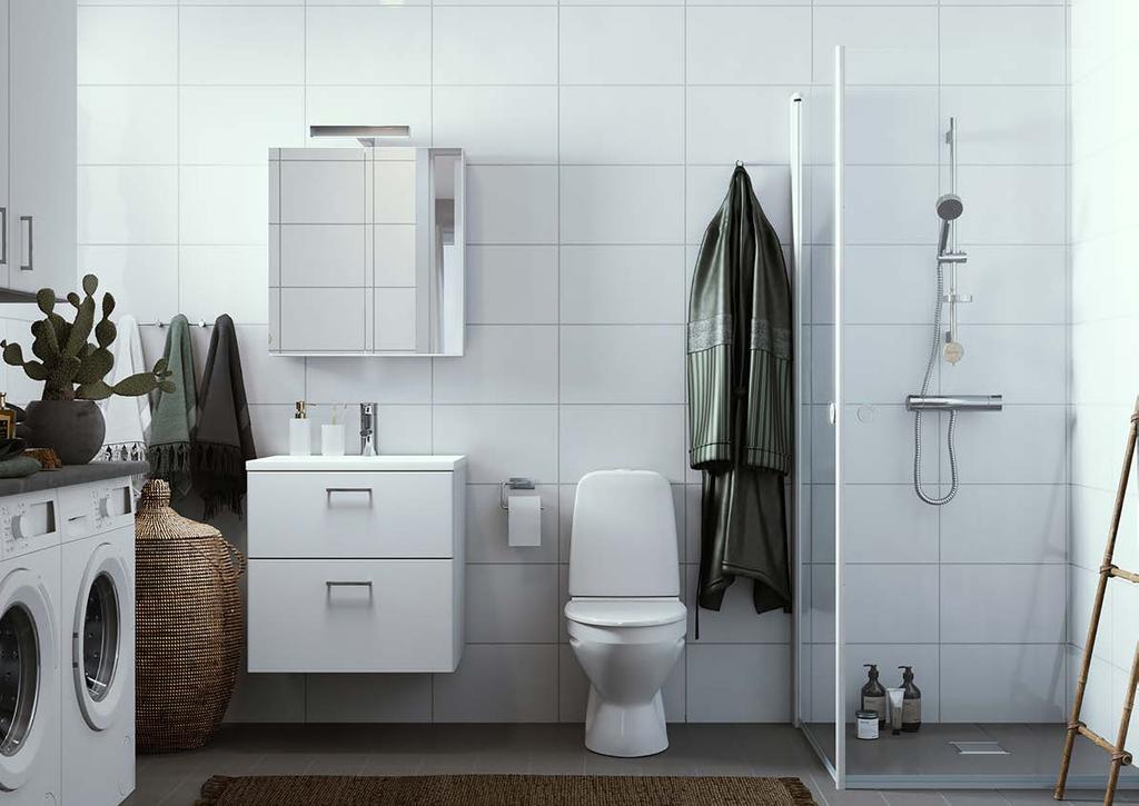 BADRUM Från ett funktionellt utrymme för personlig hygien och tvätt till en skönt avslappnad miljö för återhämtning och egen tid. Badrummet har gjort en tidsresa som heter duga.