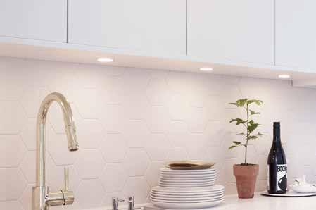 LED-belysning Rund inkl.