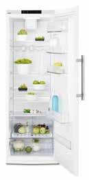 frysbackar med transparent front, 1 infrysningsfack med transparent lucka, Höjd 1854 mm ERE3977MAX OCH EUE2977MAX Kylskåp, A++, 358 liter, Rostfri, CustomFlex inredning,