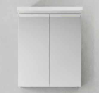 300 mm Mått (BxHxD): 450x650x145 mm Vit matt Pris: 2 500:- Svart matt Pris: 2 500:- BAD SPEGELSKÅP STORE 600