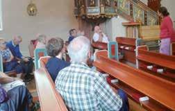 Vardagarna i veckan avslutades med att församlingsherde Per Mellqvist berättade om symbolerna i kyrkan, mycket intressant.