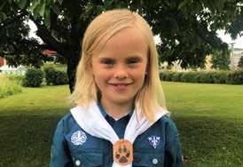 Tilda Törnqvist, 10 år - scout. Hur kom det sig att du gick med i scouterna?