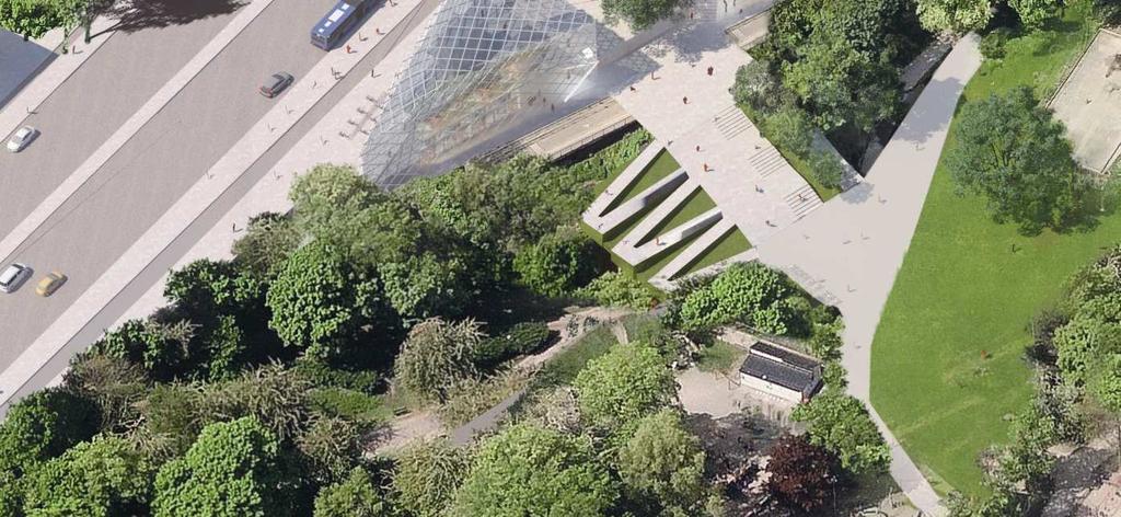 Möjligheten att skapa en bra koppling mellan stadsdelen och Rålambshovsparken i samband med en ny platsbildning och samlad omstigningsplats för bussarna vid