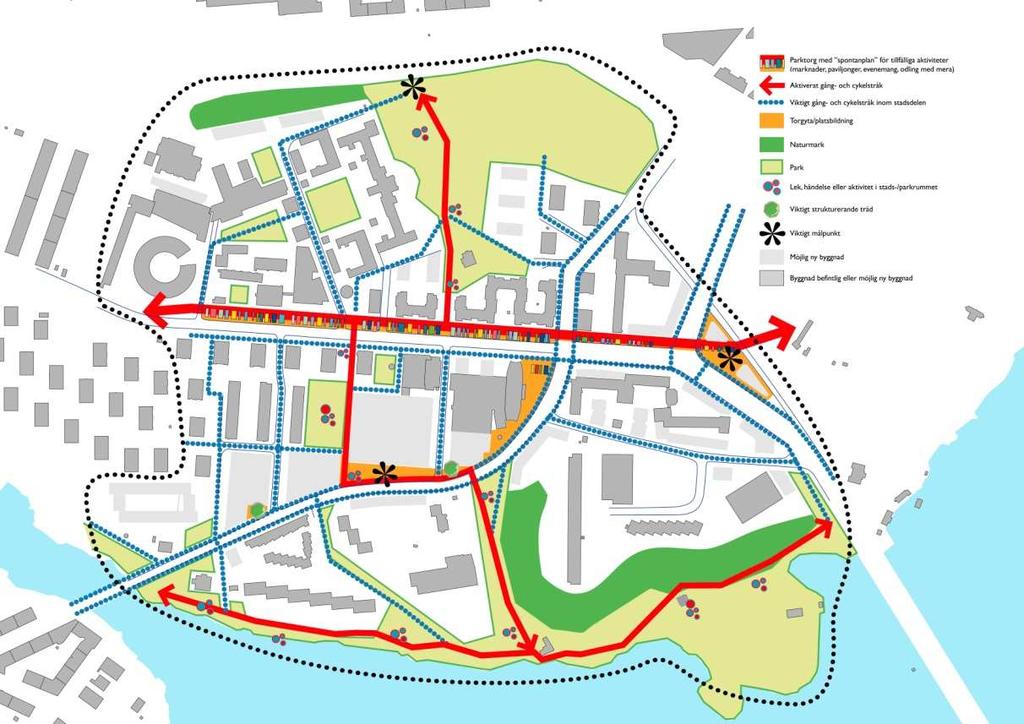 SID 5 (15) Programförslaget har som utgångspunkt att på Mariebergs villkor utveckla möjligheten till ett rikare liv mellan husen.