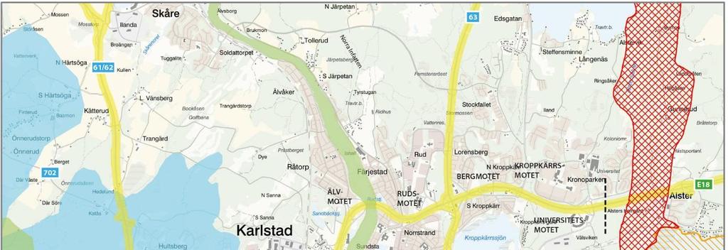 20 (94) 2.9. Miljö Skyddade områden Riksintressen Enligt 3 och 4 kap. MB kan områden av särskild betydelse ur ett nationellt perspektiv vara av riksintresse.
