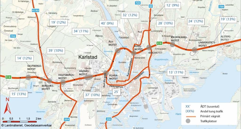 Den senaste mätningen genomfördes år 2015 och nya mätningar