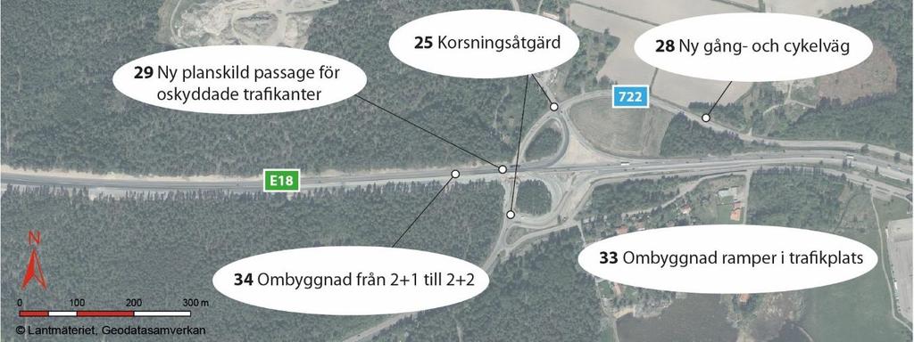66 (94) Tabell 24. Åtgärdsförslag Skutbergsmotet.