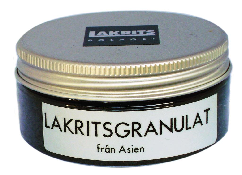 Det ger en salt lakritssmak som påminner om godiset Hockeypulver LAKRITSROTSPULVER nettovikt 35g PULVER-035 Innehåller endast