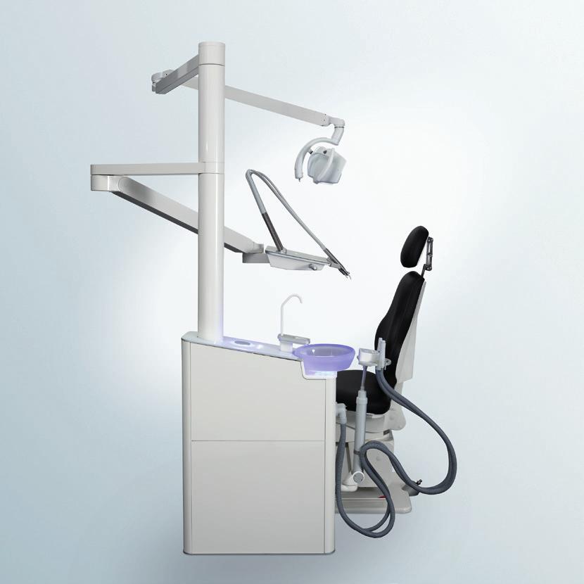 6 Idag ligger tonvikten på ergonomi, hållbarhet och design, vi ser en mycket högre fokus på inredningsdesign, välmående och känslor 7 Rent visuellt är behandlingsenheten mycket ren i sitt utryck, en