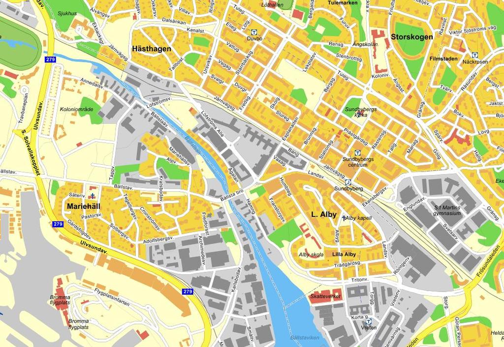 1 Bakgrund och syfte Detta PM syftar till att översiktligt beskriva befintlig ytavrinning samt ge exempel på möjligheter till lokalt omhändertagande av dagvatten (LOD), fördröjning samt rening inom
