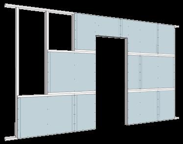 ULTRA BOARD - MONTAGE GENERELLT DÖRRÖPPNINGAR a Dörröppningar utföres med skivskarvar i yttersta lag in över dörröppningen och inte i linje med dörröppningens kanter.
