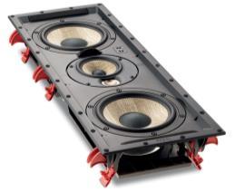 4 000 kr /st 300 ICW6 2-vägs Inbyggnadshögtalare för både Tak och vägg. 1 x 6 bas/mellanreg, 1 x 1" Riktbar diskant. 8Ohm Impedans, Lägsta impedans: 4,8Ohm. 65-28kHz, 89dB, vikt 2.