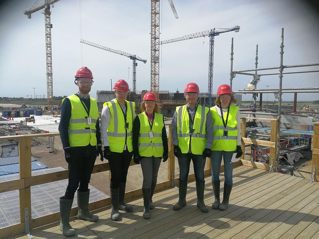 ESS Dag ett på inrikes-resan anlände gruppen på ESS i Lund för besök hos den blivande spallationsanläggningen.