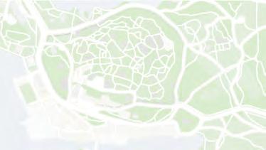 Analyskarta gröna stråk Teckenförklaring Gatuträd Park Promenadstråk