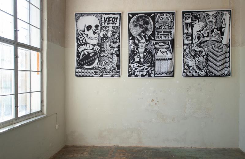 Vernissage Utställningen öppnades den 9 juni med att konstnären Magdalena Eriksson läste egna dikter i musikalisk dialog