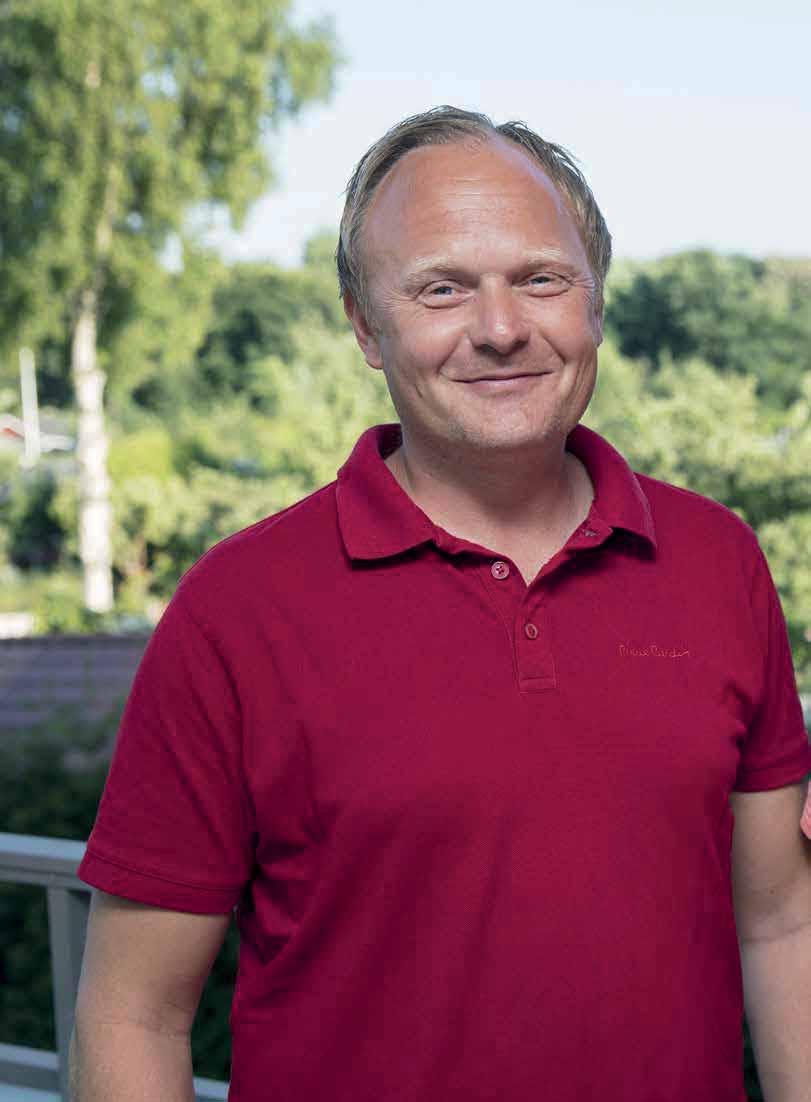 HEMMA HOS GIT OCH MATHIAS Lummiga Granliden Den lummiga grönskan omfamnar Parkgatan och Granliden.