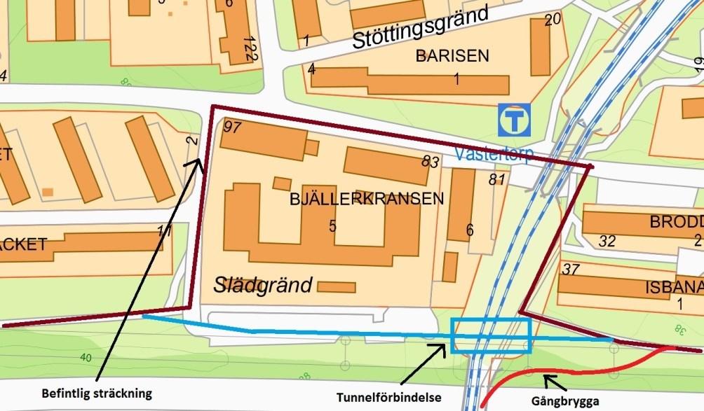 Sida 2 (6) 150 m, som tillsammans klarar hög kapacitet och bedöms ge märkbara restidsvinster. Utgiften för projektet beräknas bli 20 mnkr.