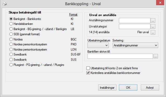 Aveny Hogia PA Nyhetsbrev 8/2016 Sid: 4 bankkontonummer ej godkänns inkluderas anställda inte i bankfilen.
