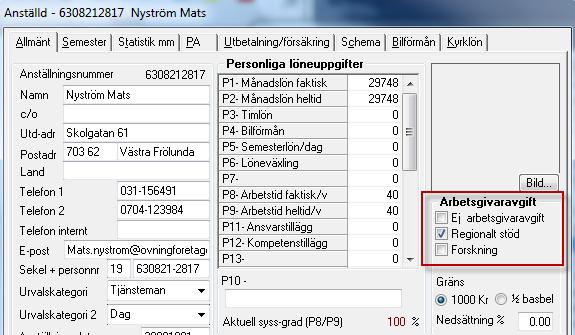 Aveny Hogia PA Nyhetsbrev 8/2015 Sid: 8 Arbetsgivardeklaration för hela året När du skriver ut en arbetsgivardeklaration i löneprogrammet för rapporteringsperioderna januari till juli samt för hela