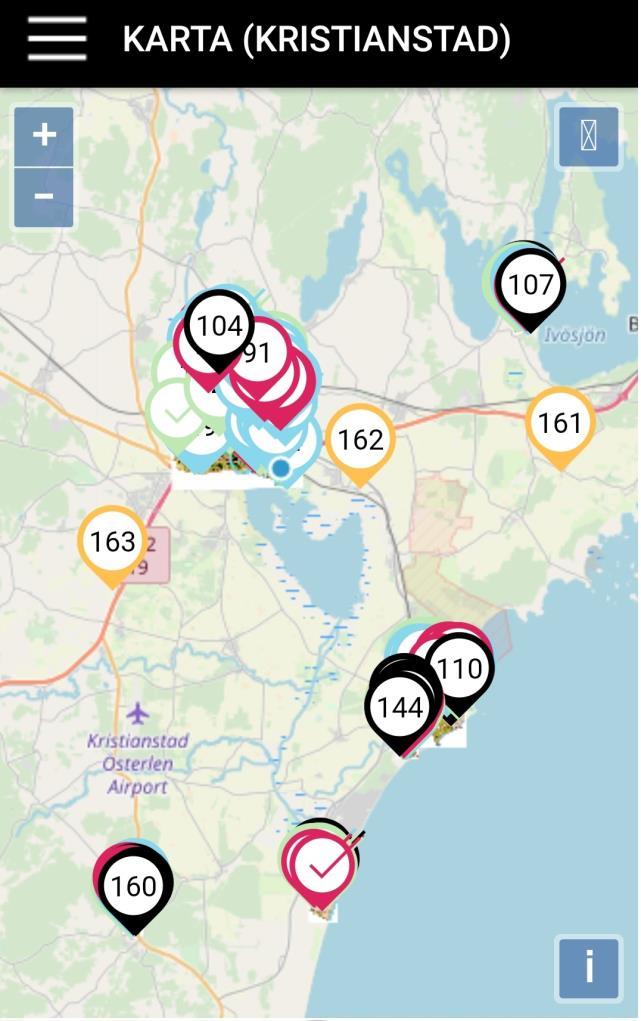 platser i kommunen Koppla på gps:en