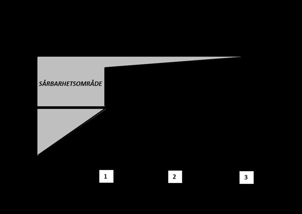 5.2.2 Analys av relativ överlägsenhet under Operation Neptune Spear Specialförbandsstyrkans utgångspunkt för egen sårbarhet inträffade i samband med passagen till Pakistanskt luftrum, vilket