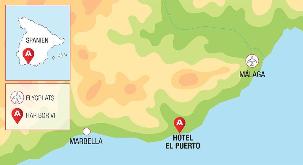 Om Fuengirola Fuengirola ligger på Solkusten, Costa del Sol, och är en välkänd andalusisk kuststad. Där råder ett osedvanligt gott klimat och det passar fint för familjesemestrar.