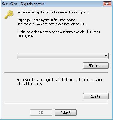 Kompilera dataskivor Gör så här om du vill skydda dina data på SecurDisc-CD/DVD från otillåten åtkomst med ett lösenord, skydda PDF-filer med kopieringsskydd, ta bort kopieringsskydd genom att ange