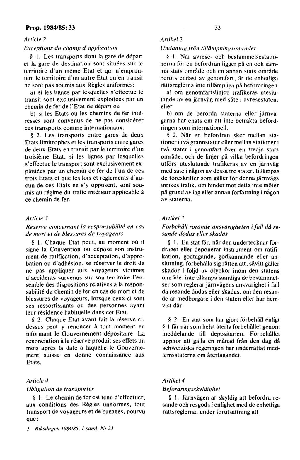 Article 2 Erceptions du champ d'application I.