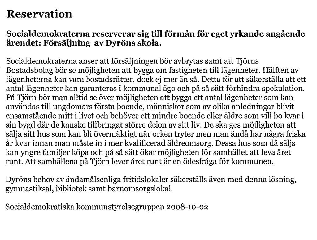 Kommunstyrelsen 2008-10-02 10