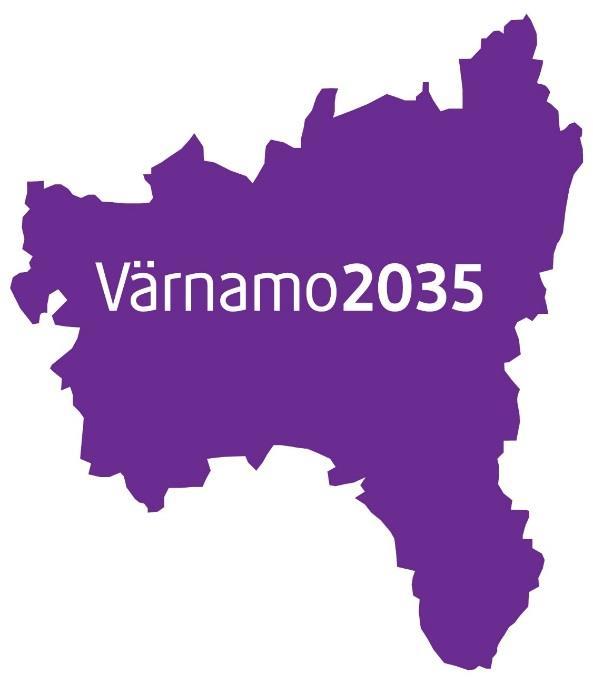 Värnamo den mänskliga tillväxtkommunen, 40 000 invånare 2035 Övergripande mål 2016-2019 DELAKTIGHET - medborgare och medarbetare är delaktiga i kommunens utveckling