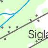 Djupet i de strömma partier som fanns var som mest 0,3 m och vattenhastigheten var 0-0,30 m/sek. Bottnen bestod av små mängder grus, småsten och sten på klippunderlag.