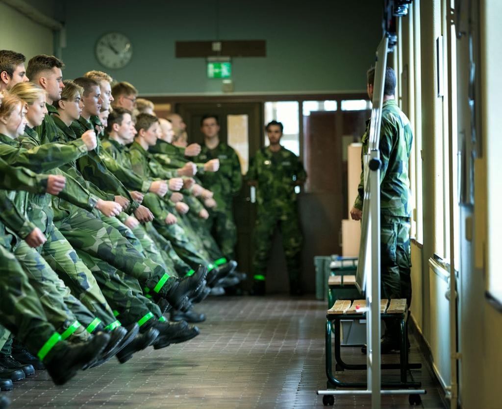 Det är ett bra sätt att ge individen möjlighet att pröva på officersyrket på riktigt. De har fått truppföra, i huvudsak som trea på plutonen, men även som ställföreträdare och som plutonchef.