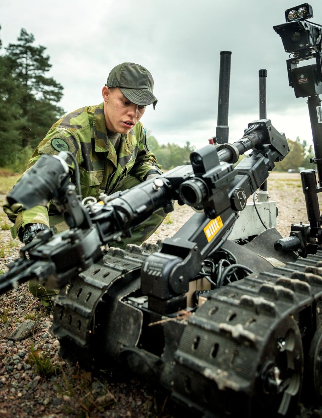 Ammunitionsröjningsrobotarna är viktiga verktyg för en EOD-grupp.