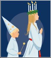 torsdagen den 5 december Mannekänguppvisning Kostnad 40 kr Lucia torsdagen den 12 december klockan 13.15 i Folkets Hus.