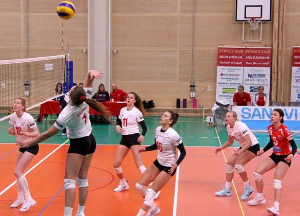 SVEDALA VOLLEYS ELITSERIELAG HEMMAMATCHER HÖSTEN Under hösten spelar Svedala Volleybolls damer hemmamatcher i Aggarpshallen. Det är fantastiskt att Svedala har ett lag i elitserien.